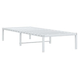 Metal Bed Frame without Mattress White 80x200cm 373664