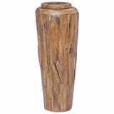 285209 Decoration Vase 40x100 cm Solid Teak Wood