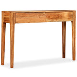 244957 Console Table Solid Wood 118x30x80 cm