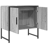 Bathroom Sink Cabinet Grey Sonoma 60x33x60 cm Engineered Wood 842459