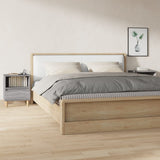 Bedside Cabinets 2 pcs Grey Sonoma 40x35x50 cm 821807