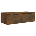 Wall Cabinets 2 pcs Smoked Oak 68x30x20 cm Engineered Wood 3115897