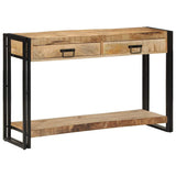 Console Table Brown 120 x 33 x 75 cm Solid mango wood 4102733