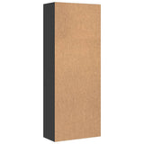 Highboard Black 70x35x180 cm Engineered Wood 3276659