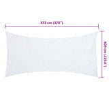 Camouflage Net with Storage Bag 833x609 cm White 4008299