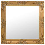 320333 Wall Mirror Baroque Style 60x60 cm Gold