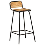 Bar Chairs 2 pcs Solid Mango Wood 321953
