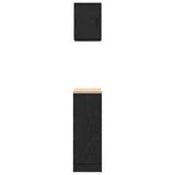 Garage Cabinets 2 pcs Black Engineered Wood 3328288