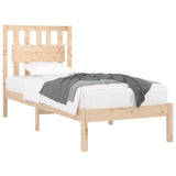 3103923 Bed Frame without Mattress Solid Wood 100x200 cm