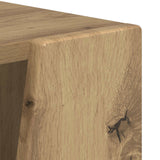 Side Shelf Artisan Oak 33 x 32 x 100.5 cm Engineered Wood 892426