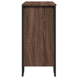 Sideboard Brown Oak 78x35.5x74.5 cm Engineered Wood 848543