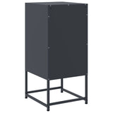 Bedside Cabinet Anthracite 36x39x78 cm Steel 846582