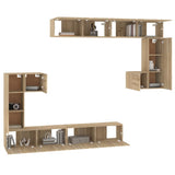 Wall-mounted TV Cabinet Sonoma Oak Engineered Wood 3114592