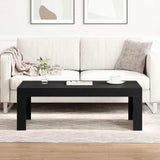Coffee Table Black Oak 102 x 50 x 35 cm Engineered Wood 862072