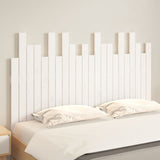 Wall Headboard White 140x3x80 cm Solid Wood Pine 824819