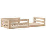 Bed Frame without Mattress 100x200 cm Solid Wood Pine 855684