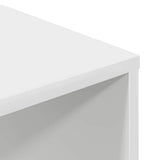 Book Cabinet White 34x31x112 cm Engineered Wood 860283