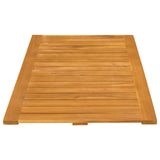 Bath Mat Plain Brown 100 x 55 cm Solid Acacia Wood 42025269