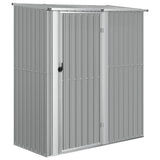 Garden Shed Grey 180,5x97x209,5 cm Galvanised Steel 150904