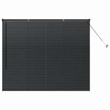 Venetian Blinds Height Adjustable Black 130 x 155 cm Aluminium 42006133
