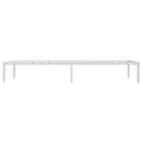 Metal Bed Frame without Mattress White 90x200cm 373666