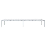 Metal Bed Frame without Mattress White 90x200cm 373666