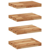 Floating Shelves 4 pcs 60x30x4 cm Oil Finished Solid Wood Acacia 3279610