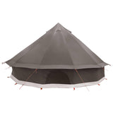 Tipi Tent Brown Grey 500 x 500 x 300 cm Polyester and Steel 42029033
