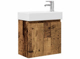 Bathroom Vanity Unit with Tap Old Wood 45.5 x 25.5 x 84 cm 889499