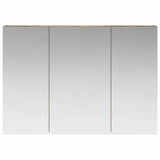 Bathroom Mirror Cabinet with Door Smoked Oak 100 x 14.5 x 70 cm 889123