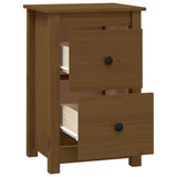 Bedside Cabinet Honey Brown 40x35x61.5 cm Solid Wood Pine 820952
