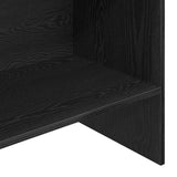 Book Cabinet Black Oak 60 x 35 x 180 cm Engineered Wood 875023