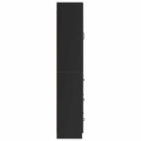 Cabinet Set 2 pcs Black 66 x 34.5 x 87 cm Engineered Wood 3416962