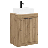 Bathroom Furniture Set Artisan Oak Engineered Wood 3404249