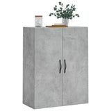 Wall Mounted Cabinet Concrete Grey 69.5x34x90 cm Engineered Wood 834982