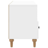 TV Cabinet High Gloss White 102 x 34.5 x 50 cm Engineered Wood 894219