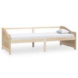 Day Bed Natural Pine Solid pinewood 90x200 cm 322164