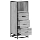 Bathroom Cabinet Grey Sonoma 35x37.5x100 cm Engineered Wood 849252