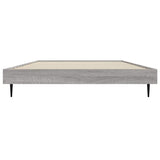 Bed Frame without Mattress Grey Sonoma 90x200 cm Engineered Wood 832275