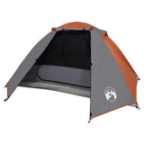 Camping Tent Dome 2-Person Orange Waterproof 94325