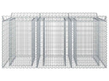 Gabion Raised Bed 2 pcs Silver 3422225