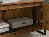 TV Cabinet Old Wood 140 x 36 x 49.5 cm Engineered Wood 886514