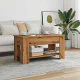 Coffee Table Artisan Oak 101x49x52 cm Engineered Wood 856927