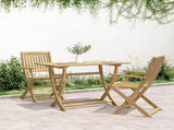 Folding Garden Table 110x55x75 cm Solid Wood Acacia 365736