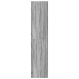 Highboard Grey Sonoma 45x41x185 cm Engineered Wood 3281678