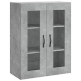 Highboard Concrete Grey 69.5x34x180 cm Engineered Wood 3198693