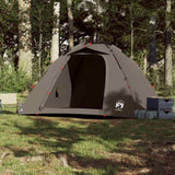Fishing Tent 4-Person Brown Quick Release 4005327