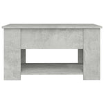 Coffee Table Concrete Grey 79x49x41 cm Engineered Wood 809714