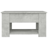 Coffee Table Concrete Grey 79x49x41 cm Engineered Wood 809714