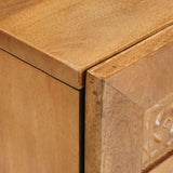 Bedside Cabinet Light Brown 50 x 33 x 60 cm Solid Acacia wood 4018091